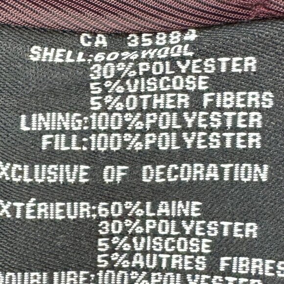 Cole Haan Signature Wool Blend Topper/Car Coat Men's Size Large - Picture 10 of 12